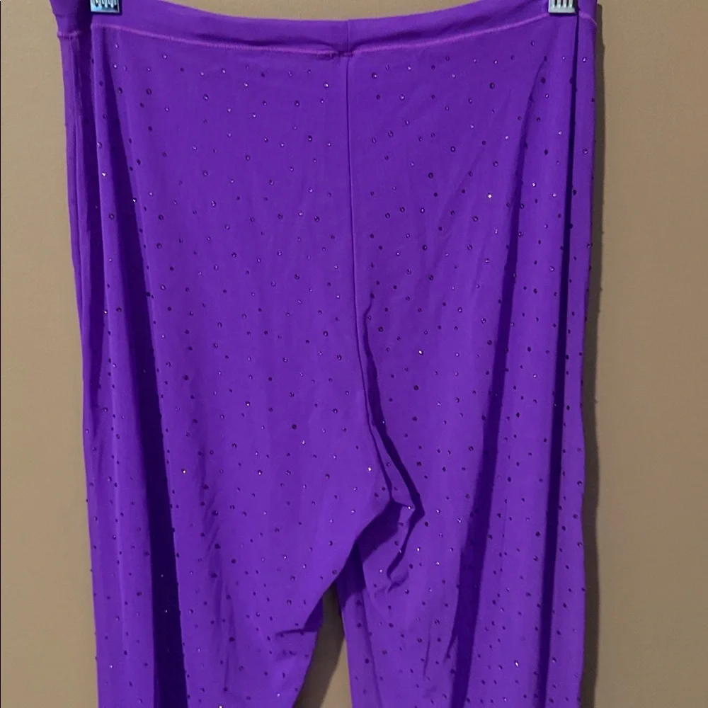 Skims Rhinestone Mesh swim cover pants
